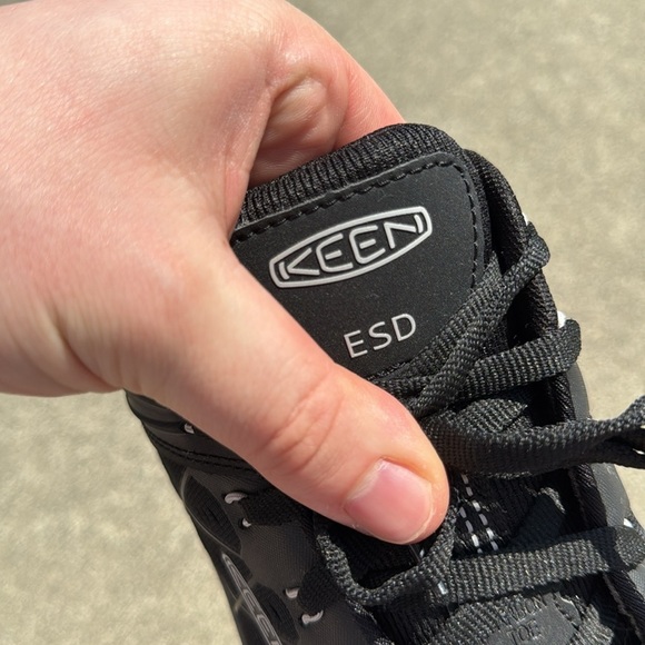 Keen Utility Sparta 2 ESD Aluminum Toe Work Shoes in Steel Grey/Black - Picture 11 of 13